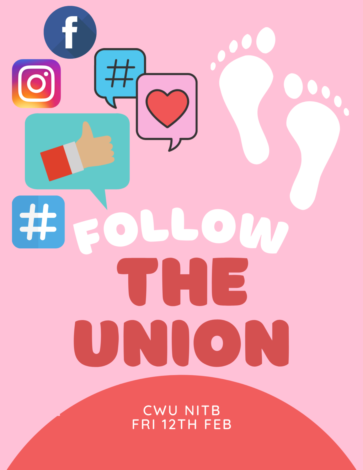 Follow the union poster