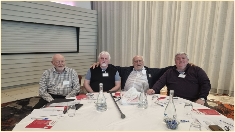 CWU (UK) delegates to ICTU Retired Workers Seminar in Wexford were Lawrence Huston, Joe Dowdall NI Telecom Branch and John Martin, Michael McAlinden, NI West Branch.
